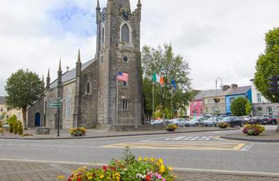 St Johns with flowers