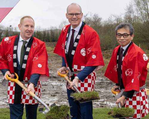 Astellas Groundbreaking event Tralee