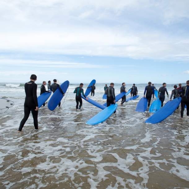 Surfers in Ballybunion