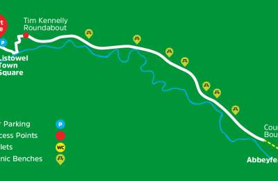 Listowel to Limerick Greenway Map